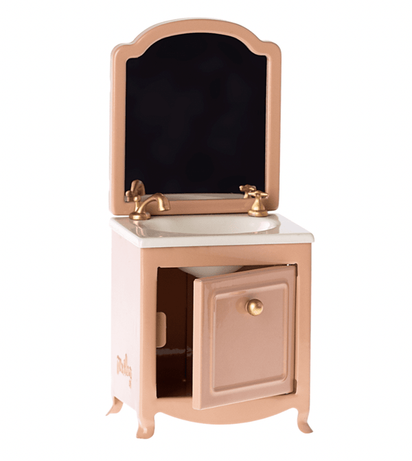Miniature Sink Dresser & Mirror - Powder - Maileg