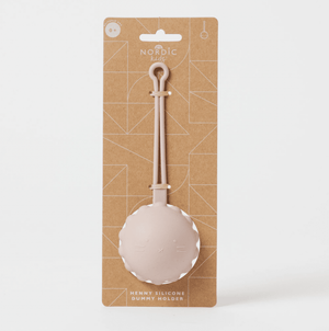 Silicone Dummy Holder - Musk - Nordic Kids