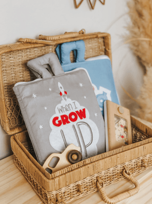 Fabric Activity Book - When I Grow Up - Curious Columbus