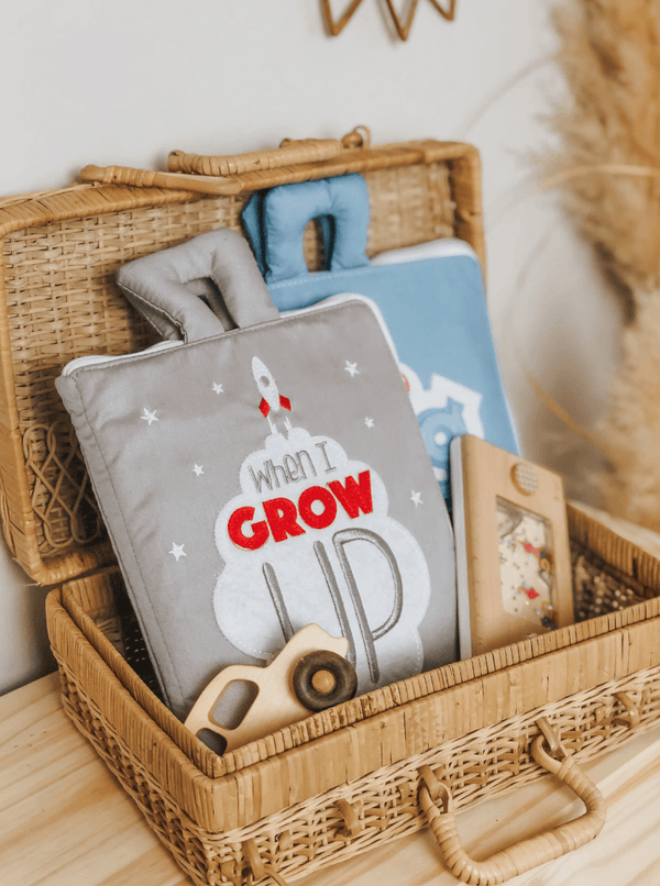 Fabric Activity Book - When I Grow Up - Curious Columbus