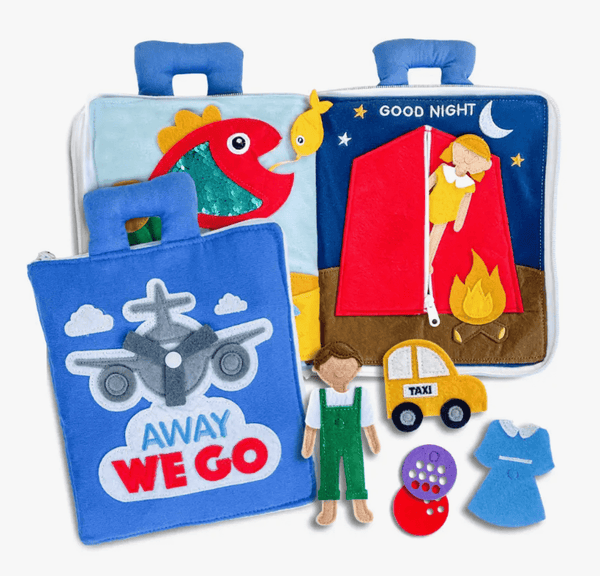 Fabric Activity Book - Away We Go - Curious Columbus