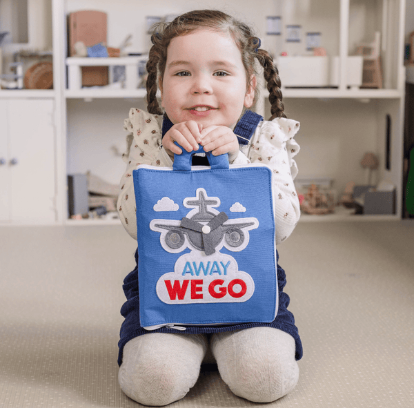 Fabric Activity Book - Away We Go - Curious Columbus