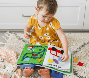 Fabric Activity Book - Away We Go - Curious Columbus