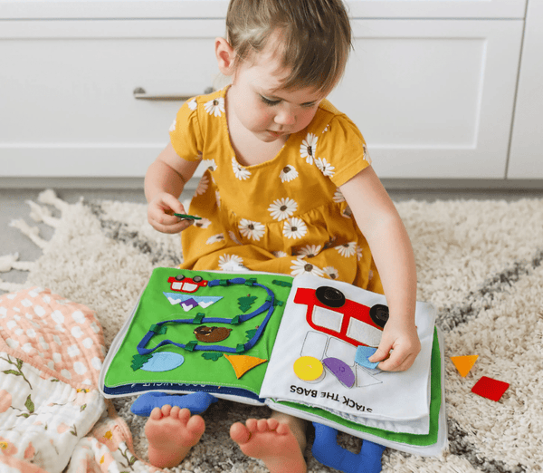 Fabric Activity Book - Away We Go - Curious Columbus