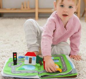 Fabric Activity Book - Away We Go - Curious Columbus