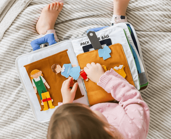 Fabric Activity Book - Away We Go - Curious Columbus