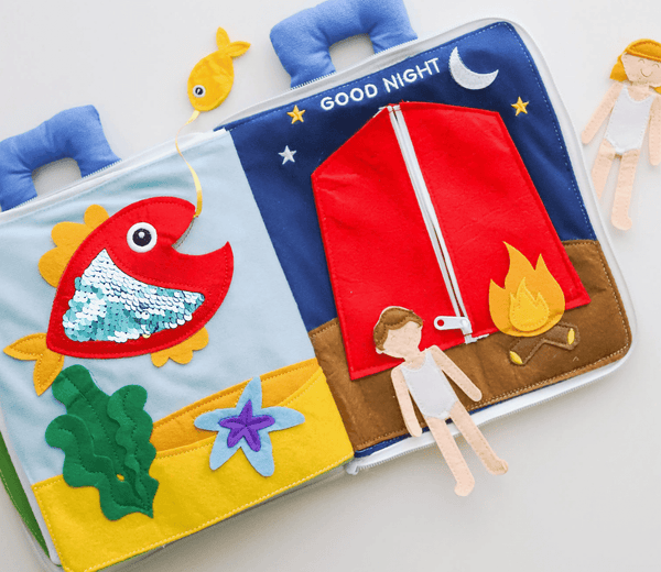 Fabric Activity Book - Away We Go - Curious Columbus