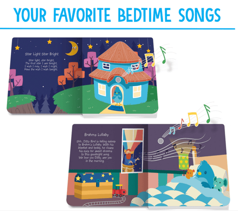 Bedtime Songs - Musical Board Book - Ditty Bird