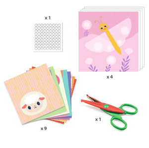 Crinkle Cutting Collage Set - Djeco