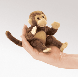 Mini Monkey Finger Puppet - Folkmanis