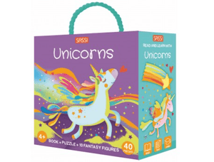 Unicorn 3D Puzzle & Book Set - Sassi