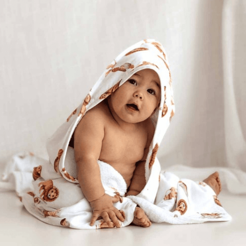 Lion Organic Hooded Towel - Snuggle Hunny
