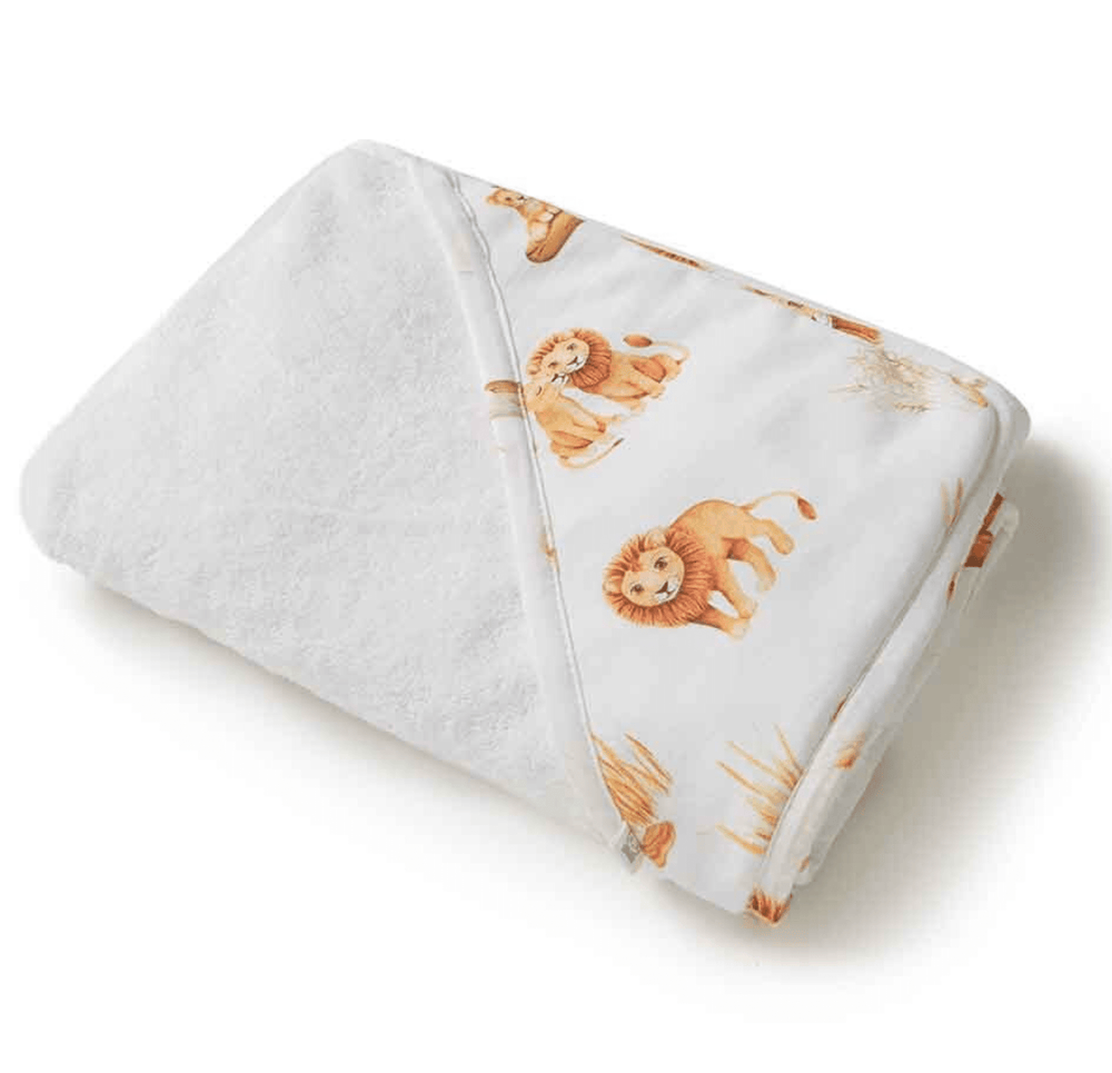 Lion Organic Hooded Towel - Snuggle Hunny