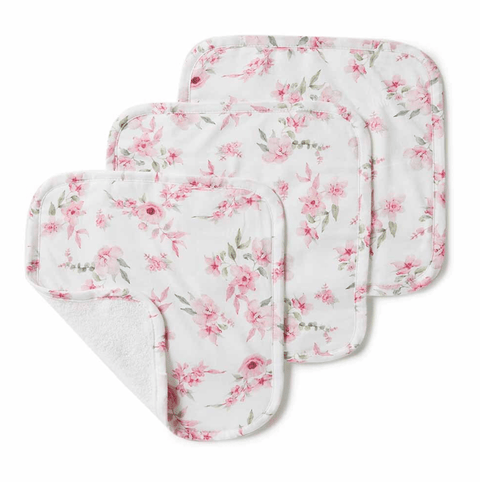 Camille Organic Wash Cloths - 3 Pack - Snuggle Hunny