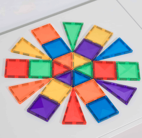 Rainbow Mini Pack 24pc - Connetix Tiles
