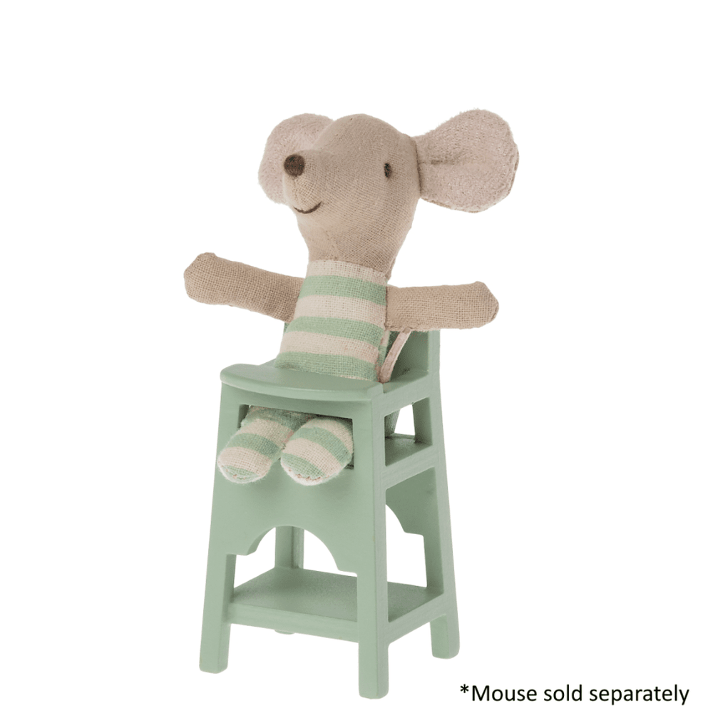 High Chair for mouse - Mint - Maileg