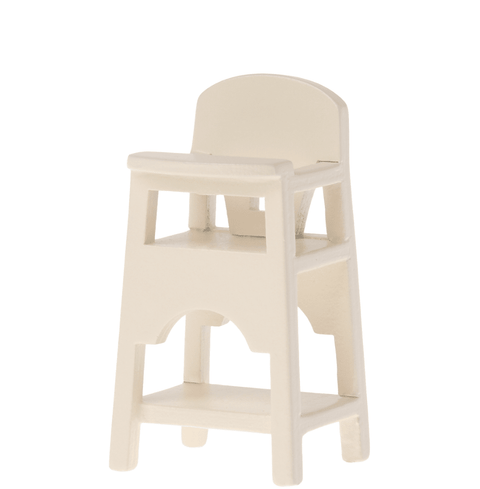 High Chair for mouse - Off White - Maileg