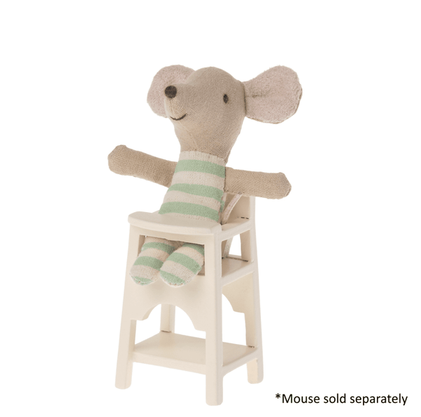 High Chair for mouse - Off White - Maileg