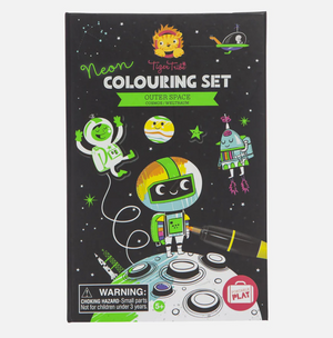 Neon Colouring Set - Outer Space - Tiger Tribe