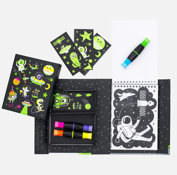 Neon Colouring Set - Outer Space - Tiger Tribe