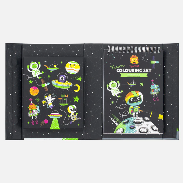 Neon Colouring Set - Outer Space - Tiger Tribe