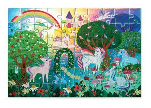 Foil Puzzle 60 pc - Sparkling Unicorn - Crocodile Creek