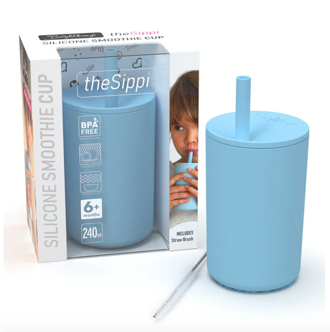 Smoothie Cup with Straw - Pacific Blue - Brightberry