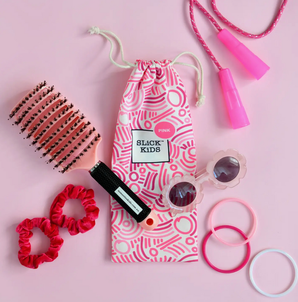 Detangler Hair Tamer Brush - Pink - No Nasties