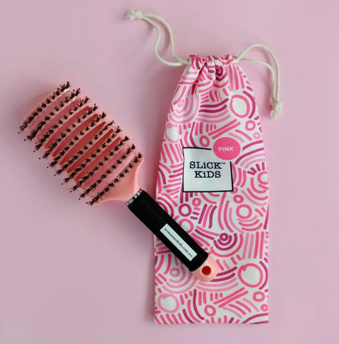 Detangler Hair Tamer Brush - Pink - No Nasties