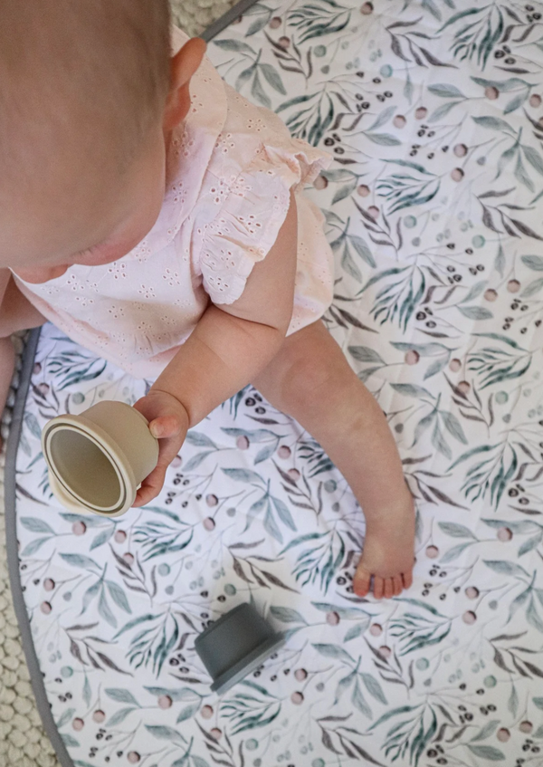 Waterproof Play Mat -  Botanical - Bambella Designs