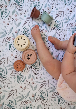 Waterproof Play Mat -  Botanical - Bambella Designs