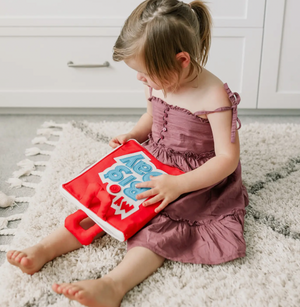 Fabric Activity Book - My Big Day - Red Cover - Curious Columbus