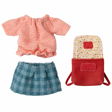 Mouse Tricycle Big Sister with Bag red - Maileg