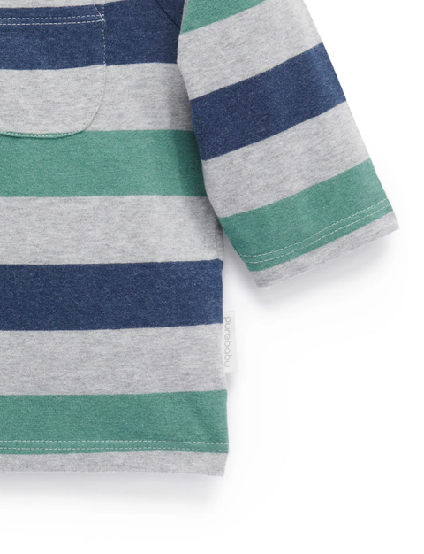 Stripey Long Sleeve Tee - Pure Baby DISCOUNTED
