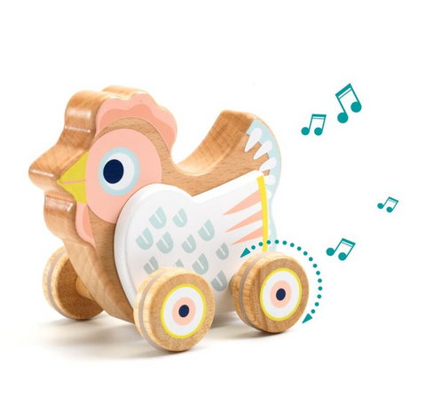 Musical Rolling Chicken - Djeco