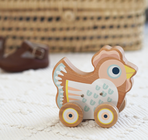 Musical Rolling Chicken - Djeco DISCOUNTED