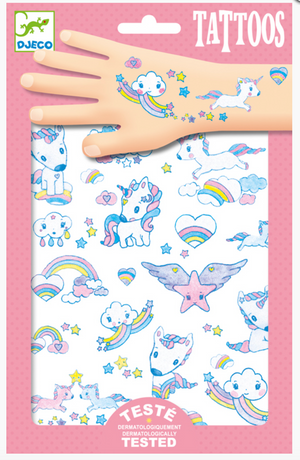 Unicorns Tattoos - Djeco