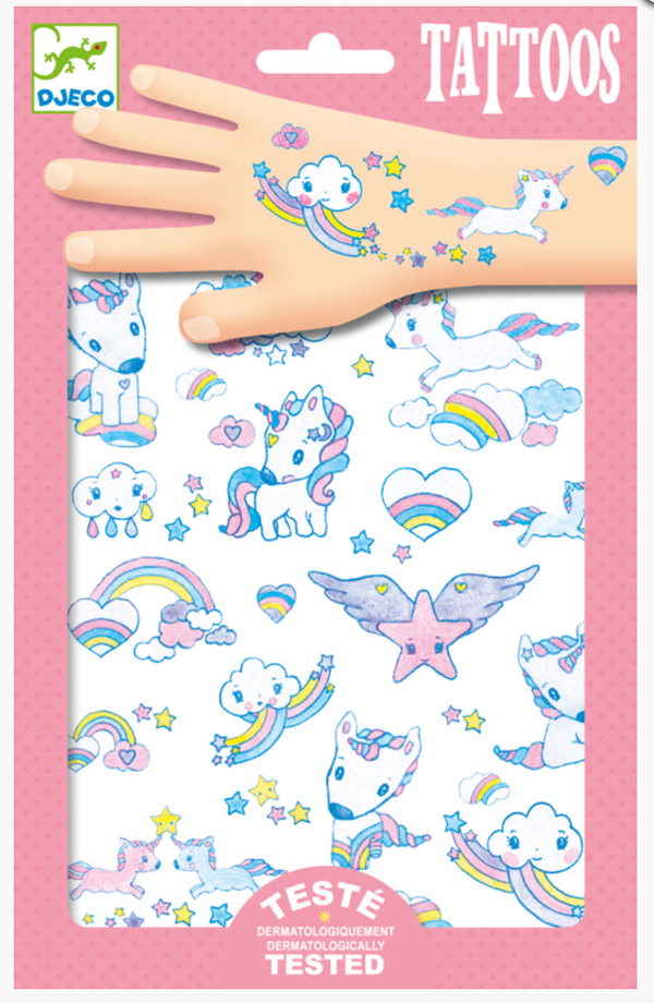 Unicorns Tattoos - Djeco