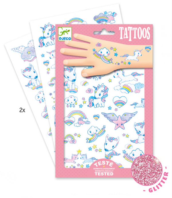 Unicorns Tattoos - Djeco