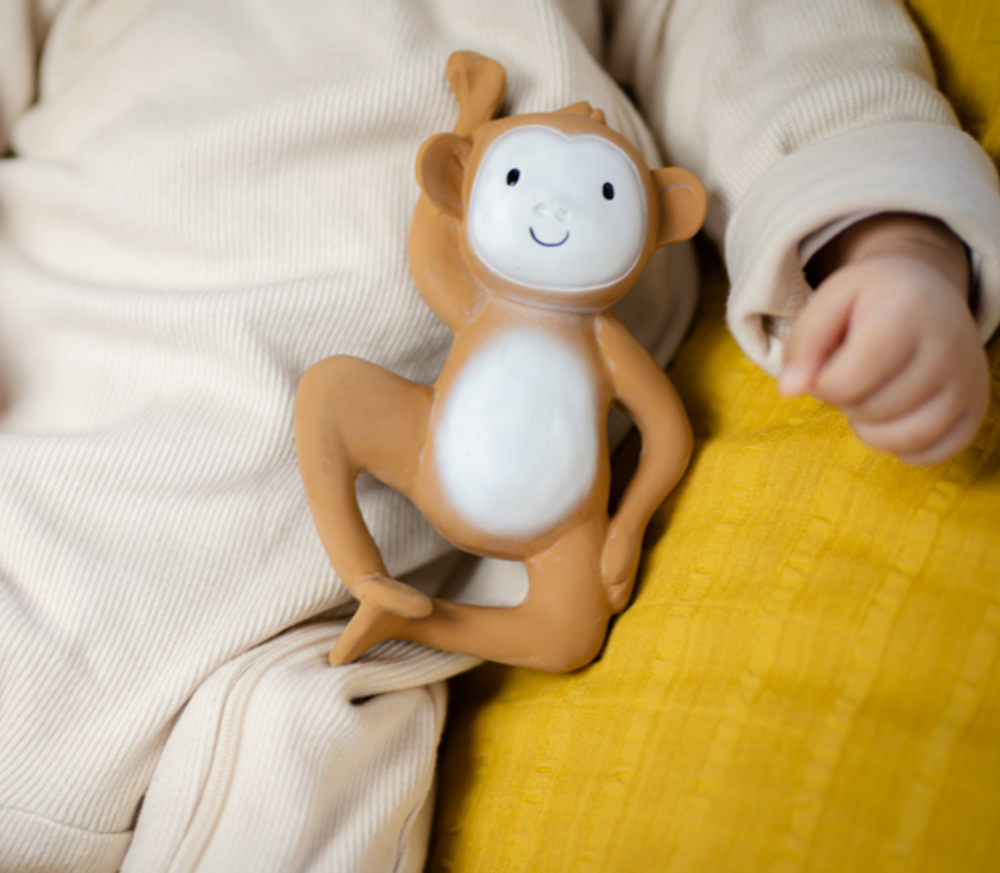 Teether | Rattle | Bath Toy - Monkey - Tikiri