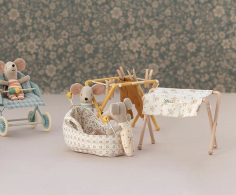 Nursery Table for Baby Mouse - Rose - Maileg