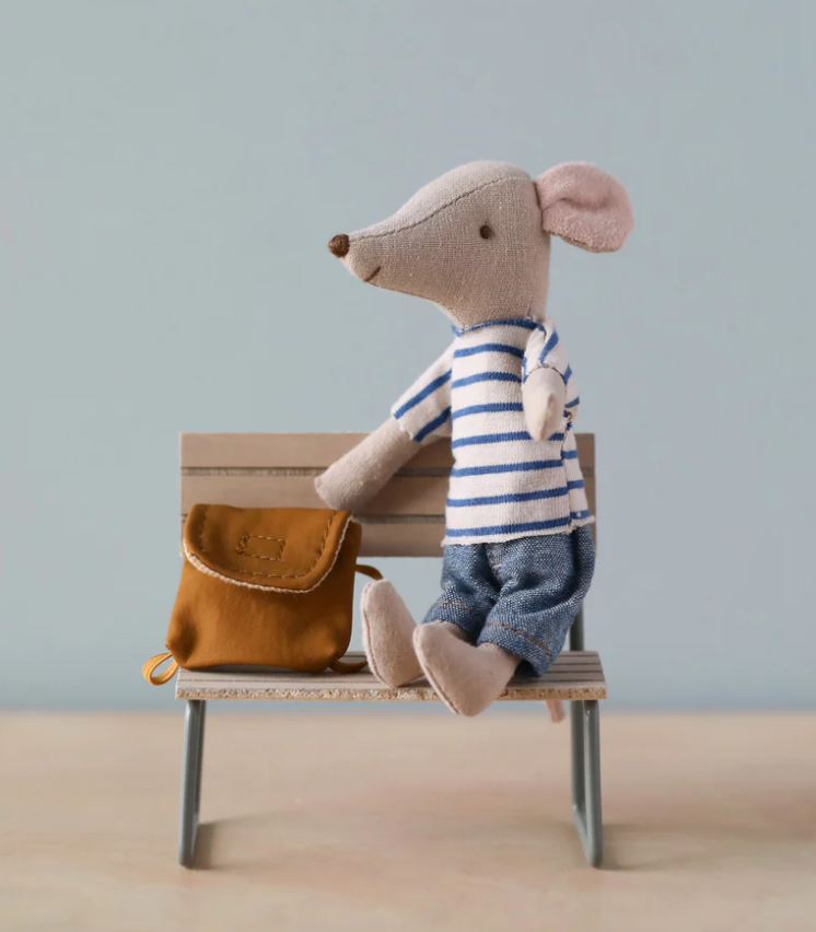 Mouse Tricycle Big Brother with Bag - Maileg