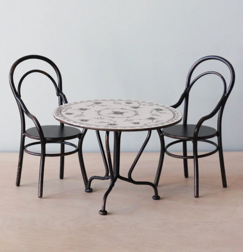 Dining Table Set with 2 Chairs - Maileg