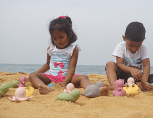 Teether | Rattle | Bath Toy - Turtle - Tikiri