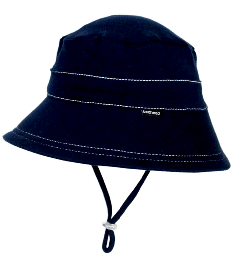 Navy Kids Bucket Hat- Bedhead