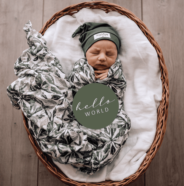 Evergreen Organic Muslin Wrap - Snuggle Hunny Kids