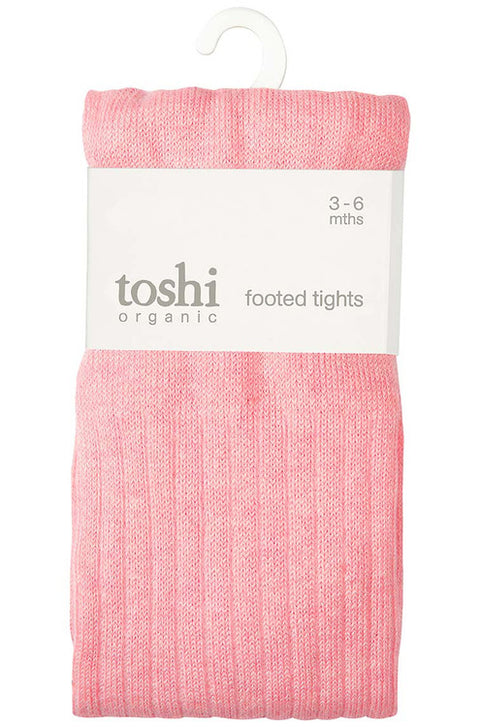Organic Tights Footed Dreamtime Carmine - Toshi DISCOUNTED