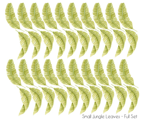 Wall Decals - Jungle Leaves - Set of 20 - Sailah Lane DISCOUNTED