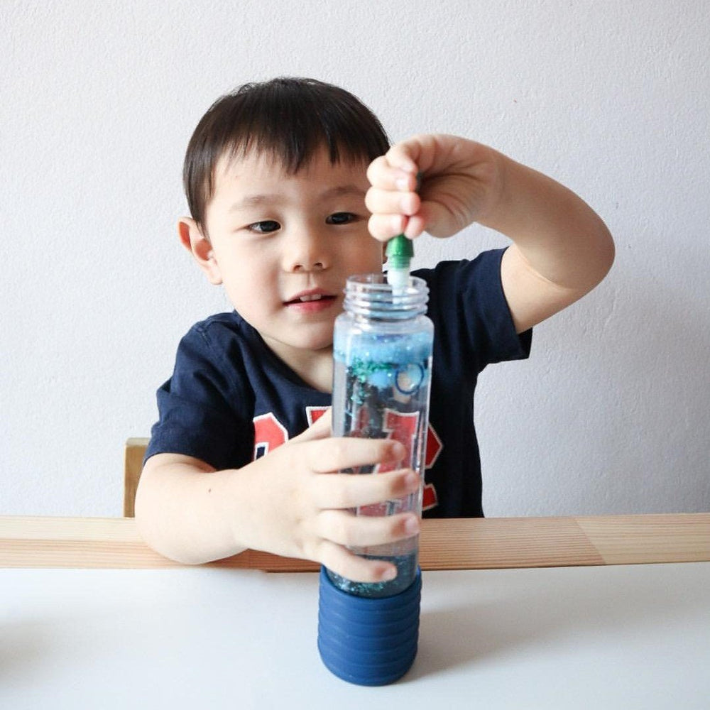 DIY Calm Down Sensory Bottle- Blue - Jellystone
