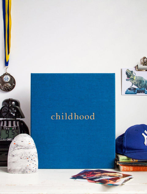 Childhood Journal - Your Memories - Royal Blue - Write to Me DISCOUNTED